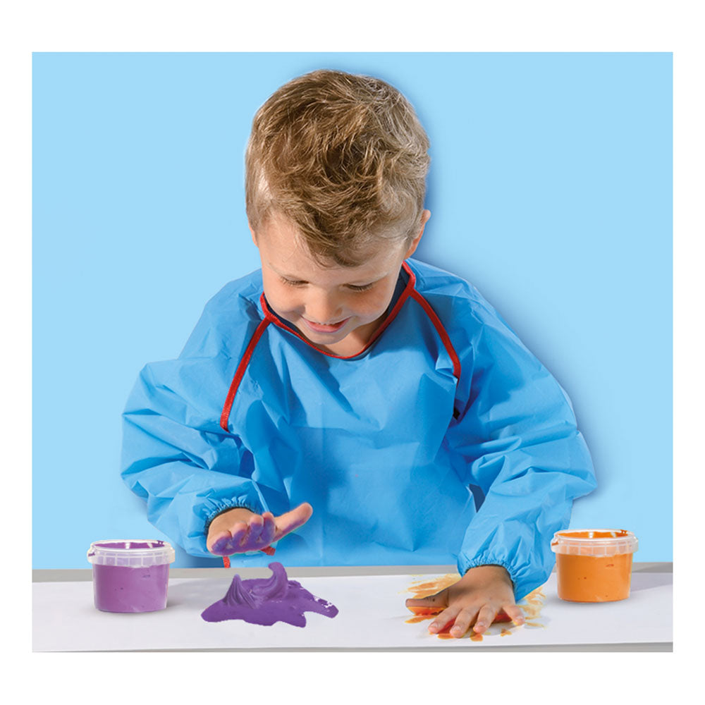 SES Creative My First Fluffy Washable Fingerpaint Set, 4 Paint Pots (110ml)