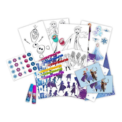 Disney Frozen II Children's My Filled Christmas Stocking with 80 Creative Accessories