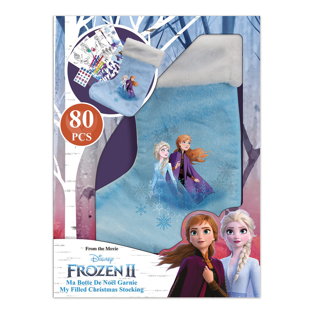 Disney Frozen II Children's My Filled Christmas Stocking with 80 Creative Accessories