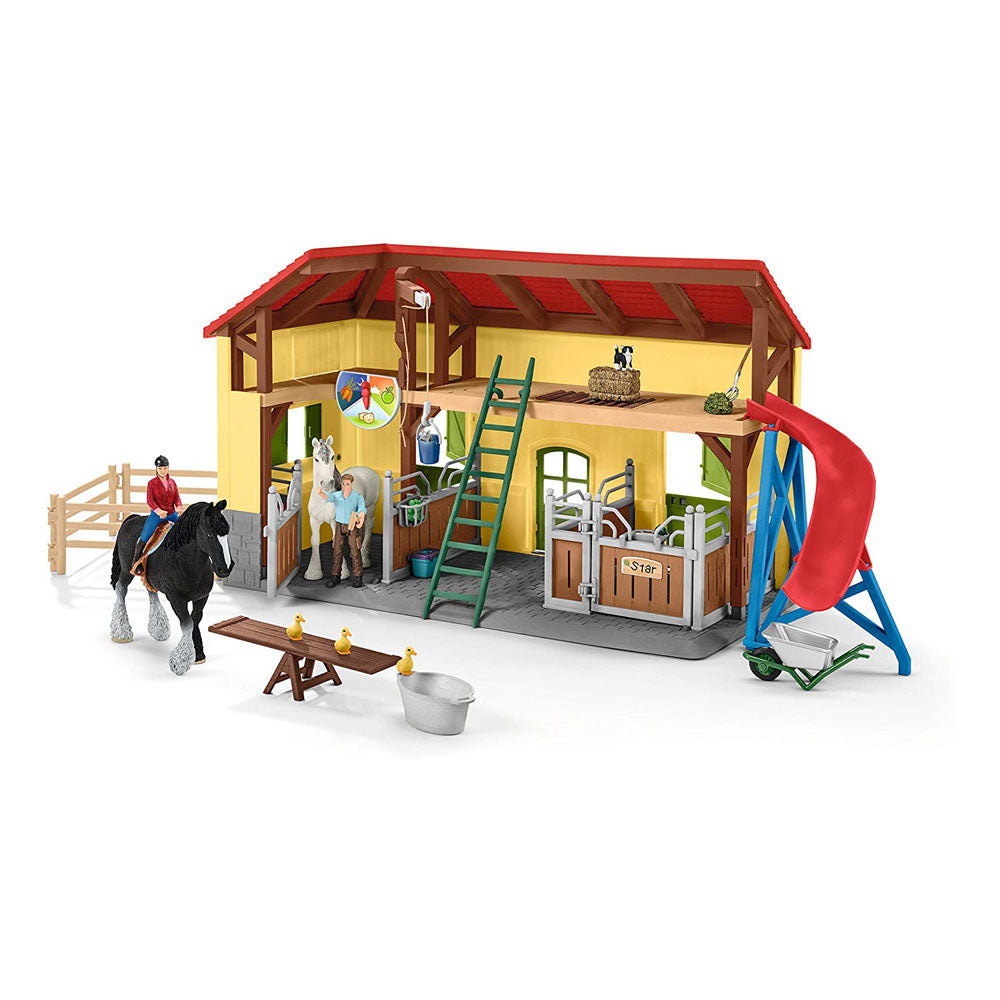 Schleich Farm World Children's Horse Stable with Accessories