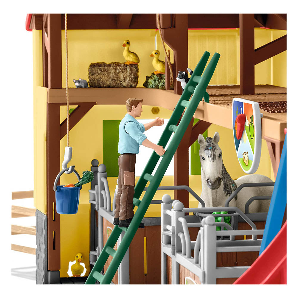Schleich Farm World Children's Horse Stable with Accessories