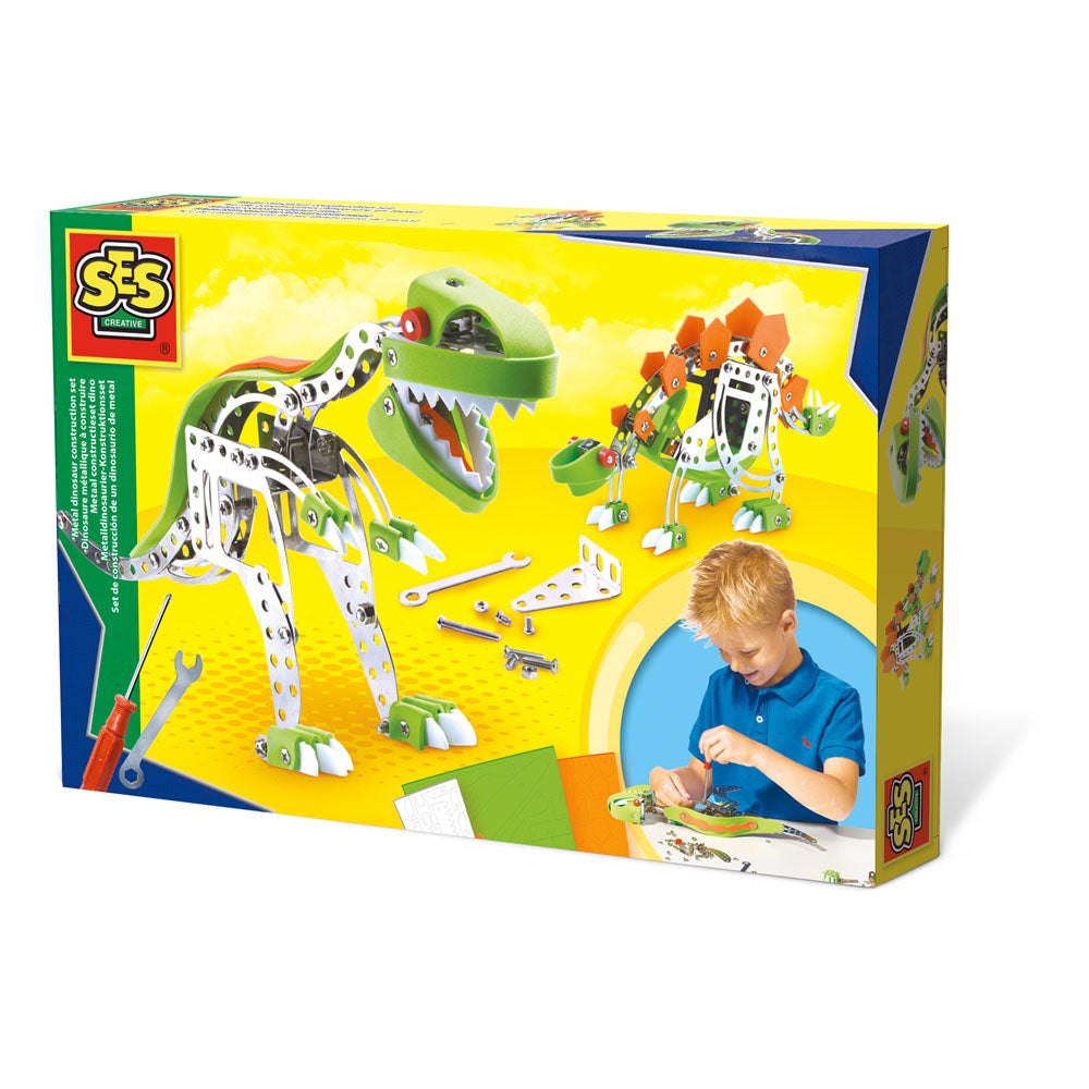 SES Creative Metal Dinosaur Construction Set