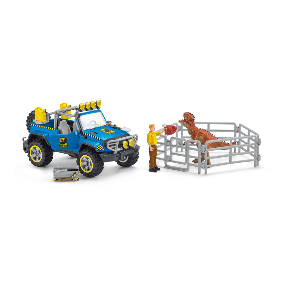 Schleich Dinosaurs Off-Road Vehicle with Dino Outpost Playset