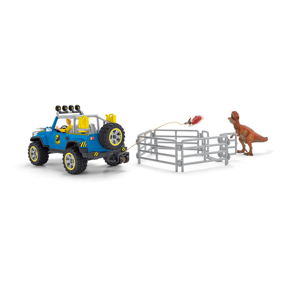 Schleich Dinosaurs Off-Road Vehicle with Dino Outpost Playset