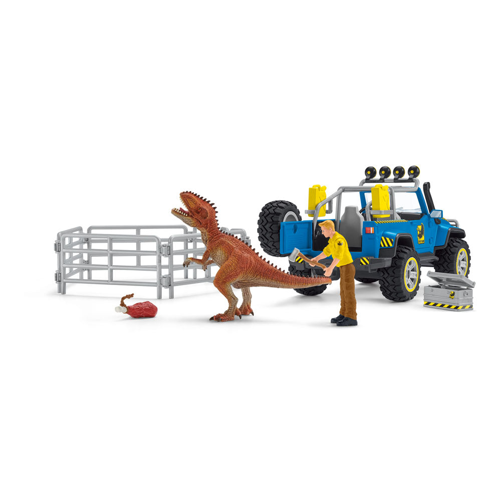 Schleich Dinosaurs Off-Road Vehicle with Dino Outpost Playset
