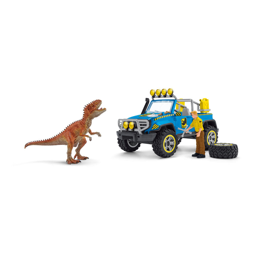 Schleich Dinosaurs Off-Road Vehicle with Dino Outpost Playset