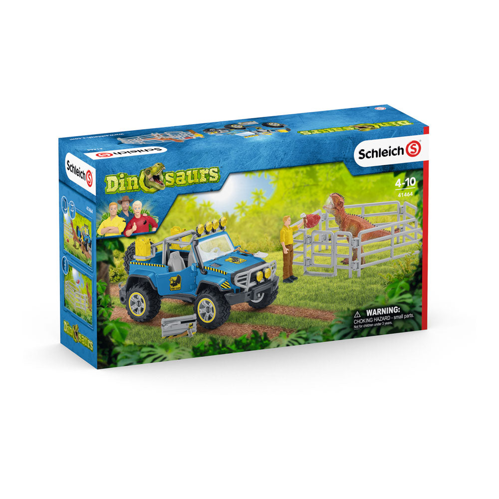 Schleich Dinosaurs Off-Road Vehicle with Dino Outpost Playset