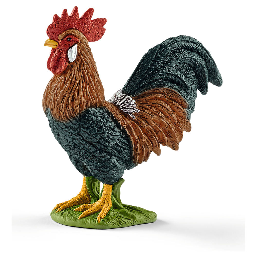 Schleich Farm World Rooster Toy Figure
