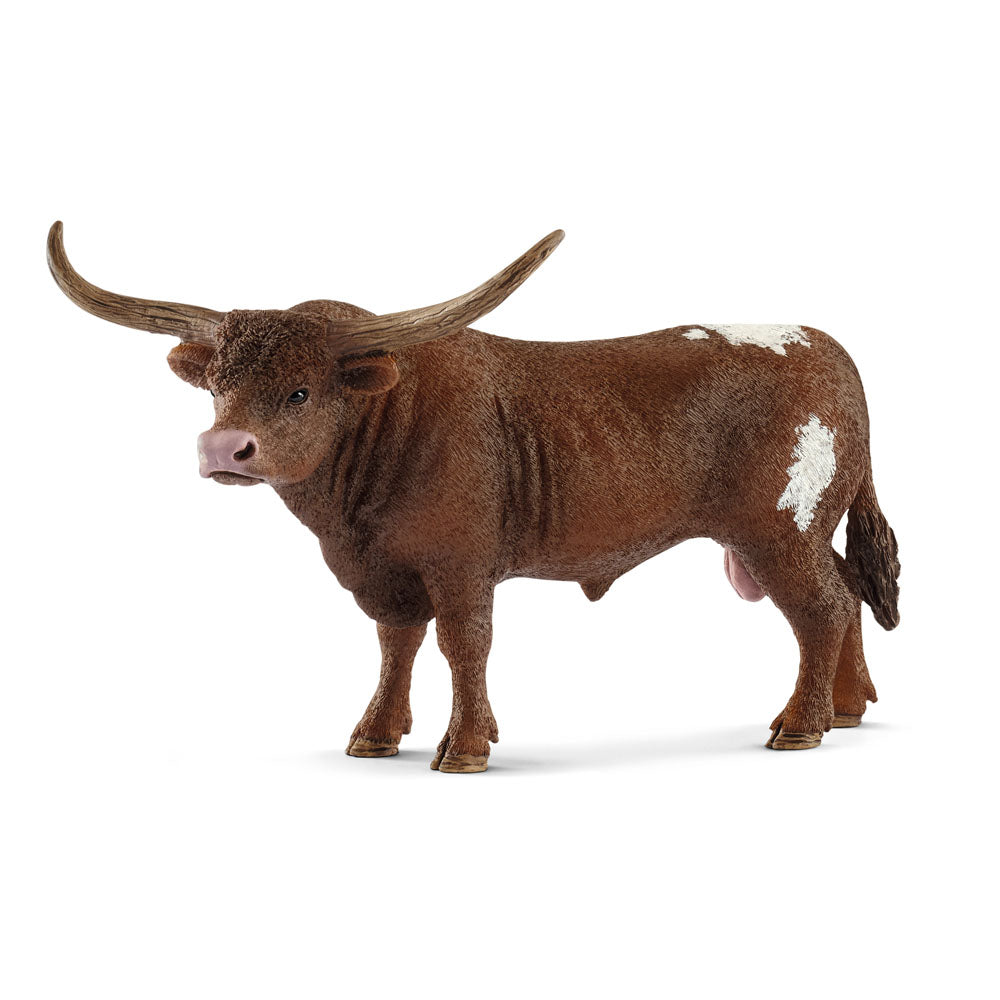 Schleich Farm World Texas Longhorn Bull Toy Figure