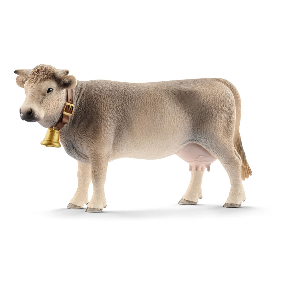 Schleich Farm World Braunvieh Cow Toy Figure