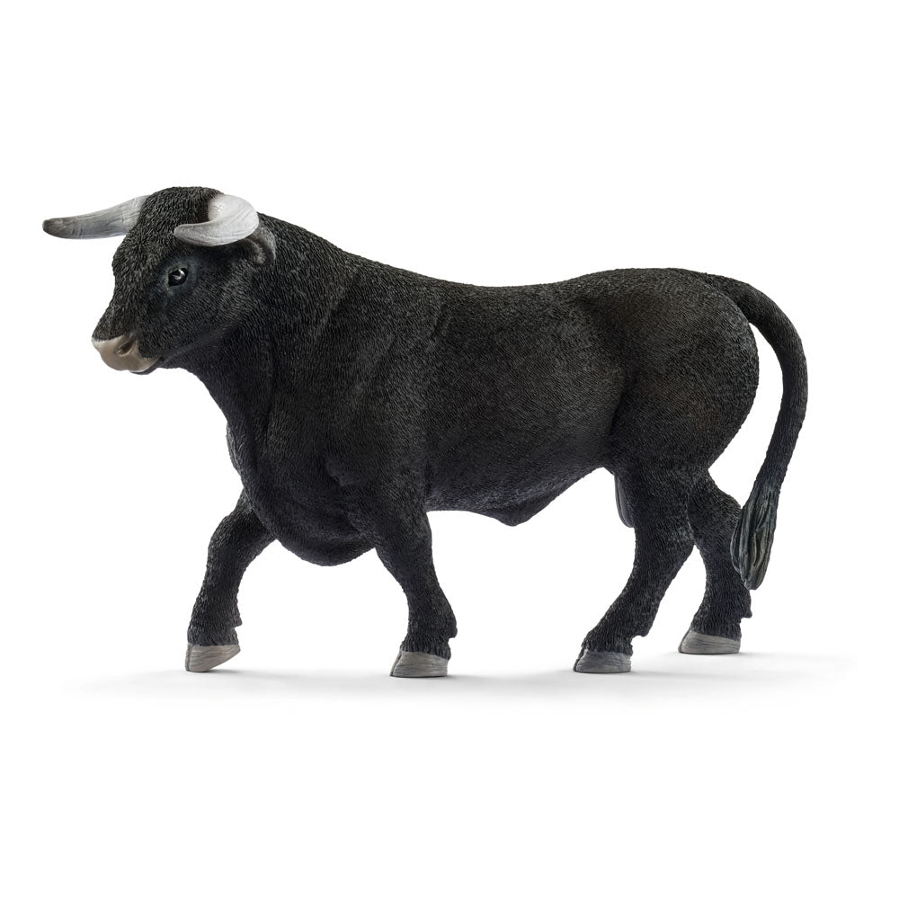 Schleich Farm World Black Bull Toy Figure