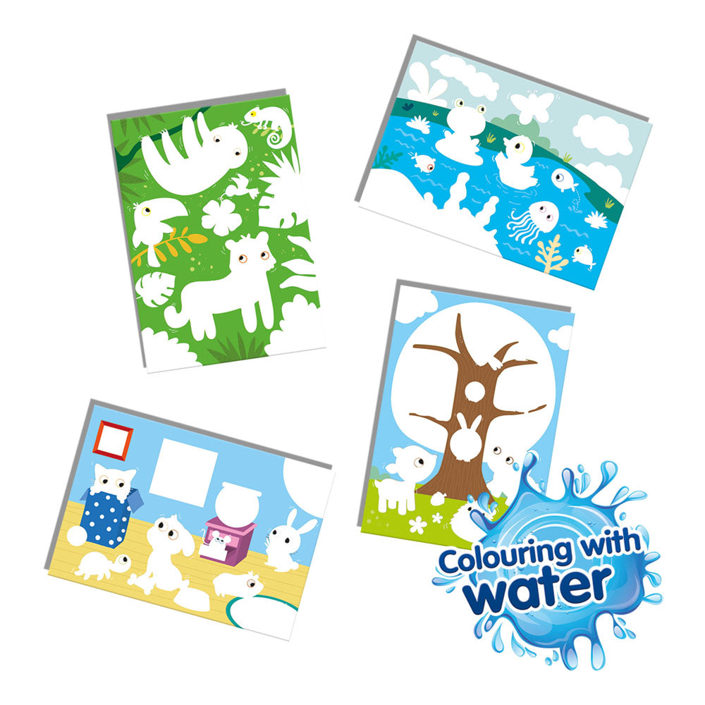SES Creative My First Colouring with Water Hidden Animals