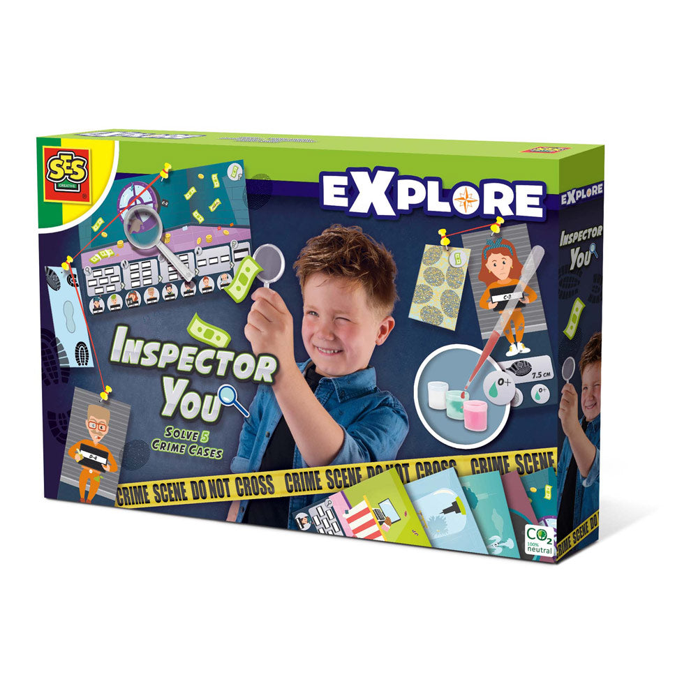SES Creative Explore Inspector You Solve Five Crime Cases