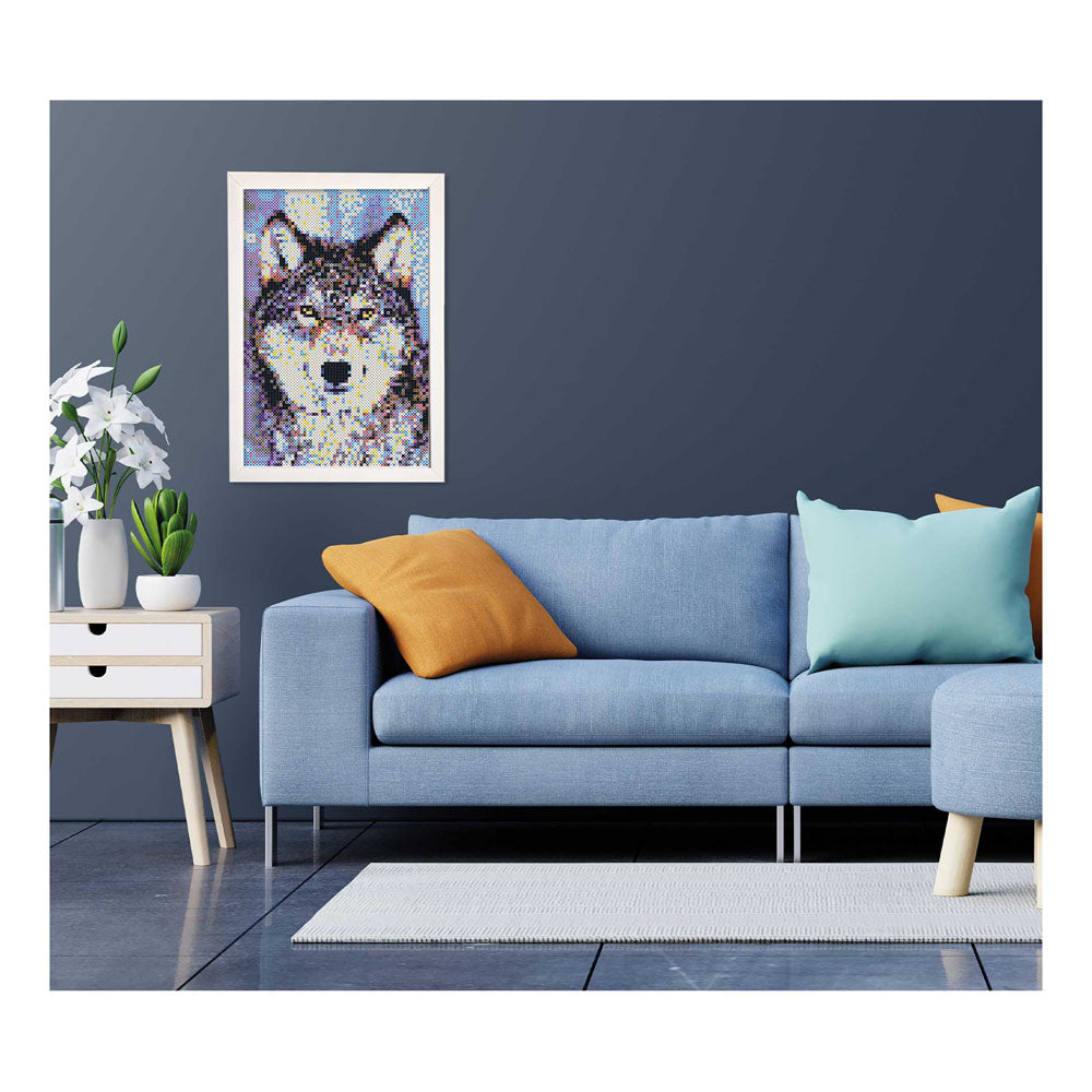 SES Creative Wolf Beedz Art Mosaic Kit, 7000 Iron-on Beads