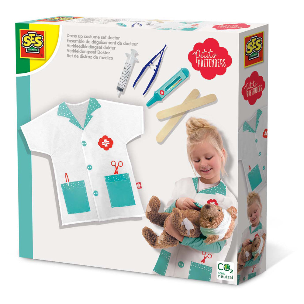 SES Creative Petits Pretenders Dress Up Costume Doctor Set