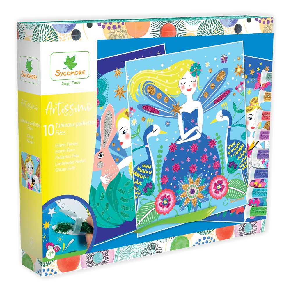 Sycomore Artissimo Children's Glitter Boards Fairy's