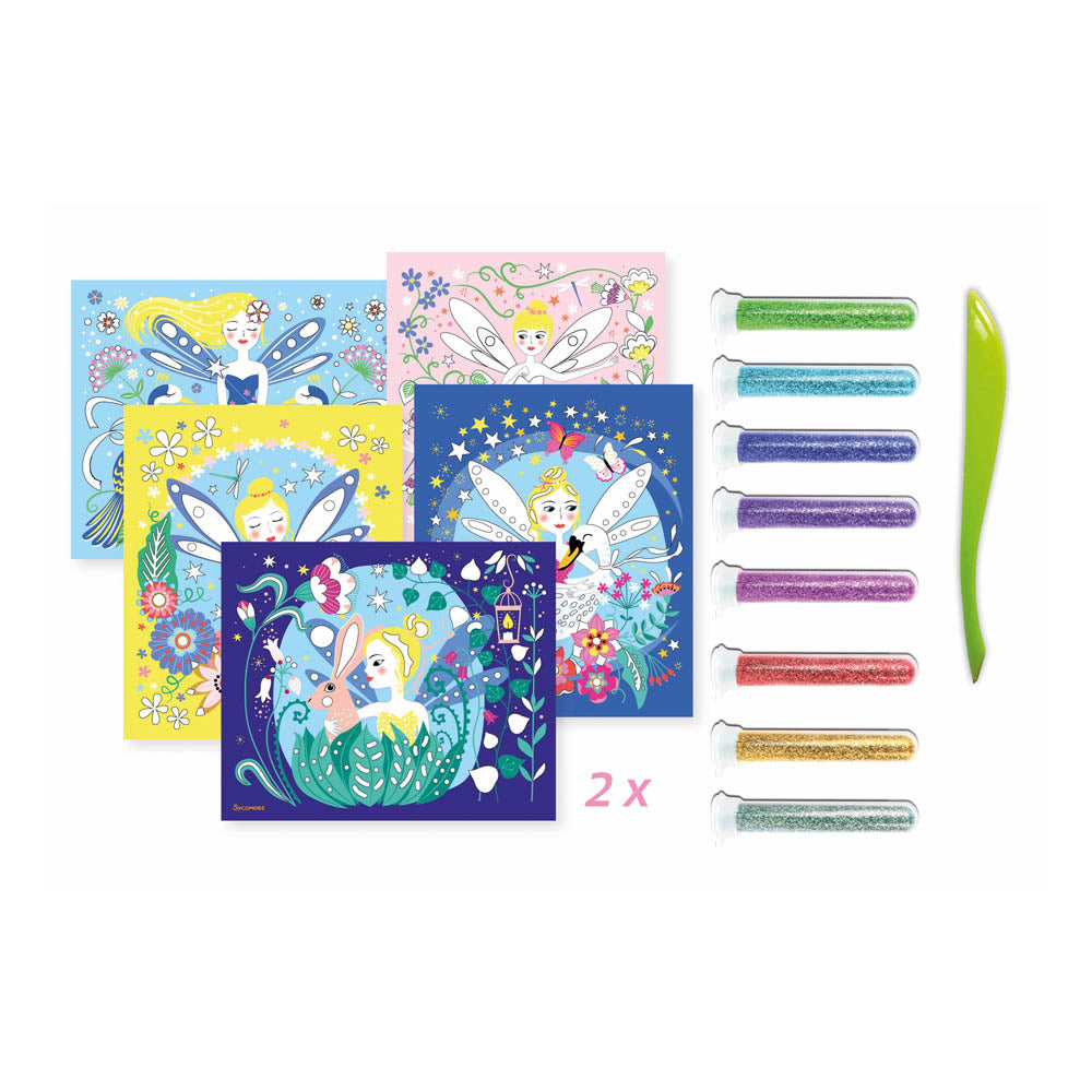 Sycomore Artissimo Children's Glitter Boards Fairy's