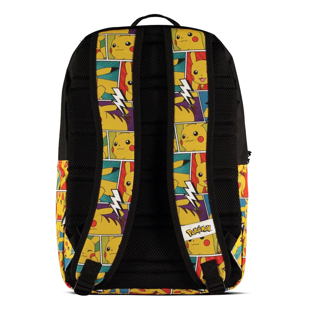Pokemon Pikachu Comic Book Strip All-Over Print Backpack
