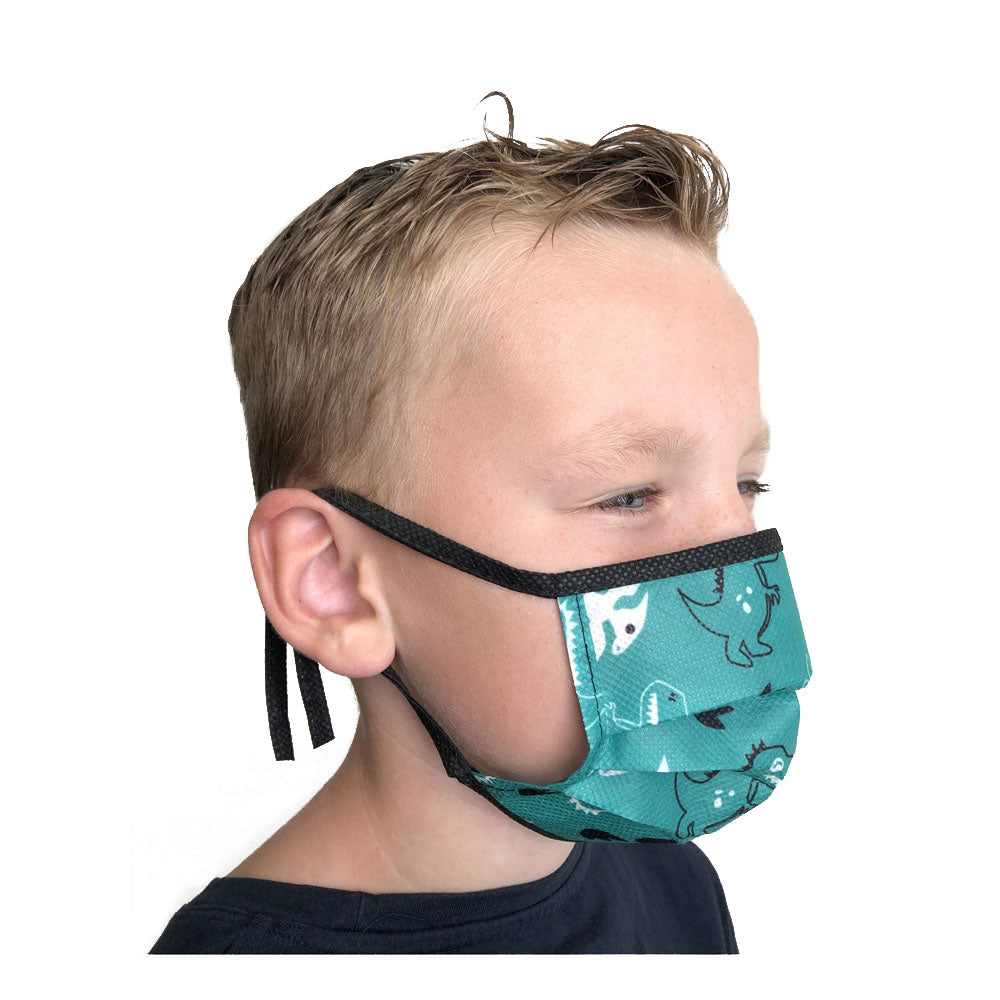SES Creative Notam Kids Dino Face Masks Set, 16 Pieces