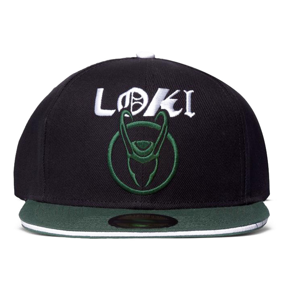 Marvel Comics Loki Logo Snapback Baseball Cap
