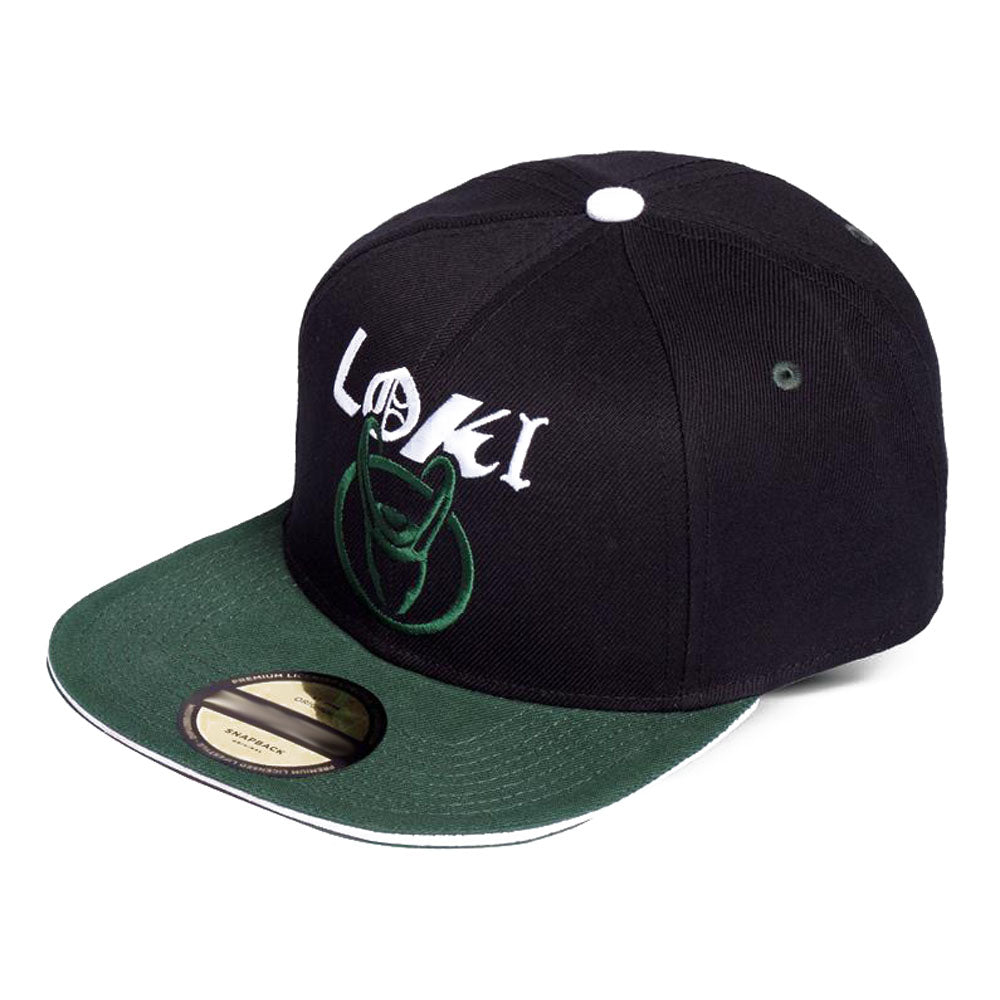 Marvel Comics Loki Logo Snapback Baseball Cap