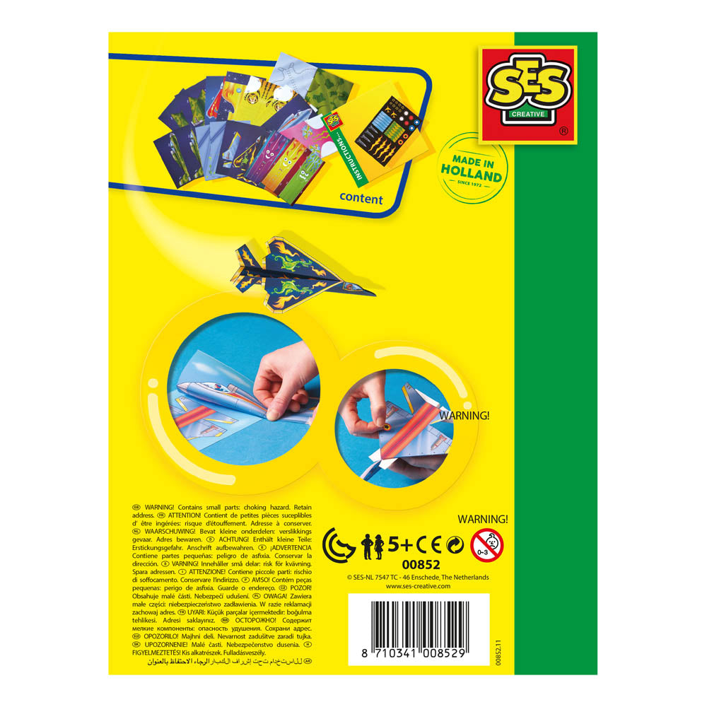 SES Creative Paper Airplane Folding Set