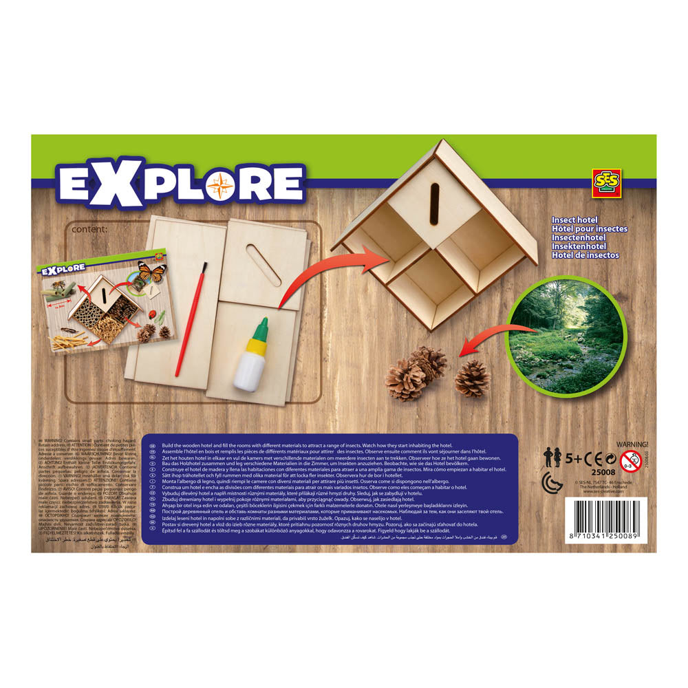 SES Creative Explore Insect Hotel for Wildlife Garden
