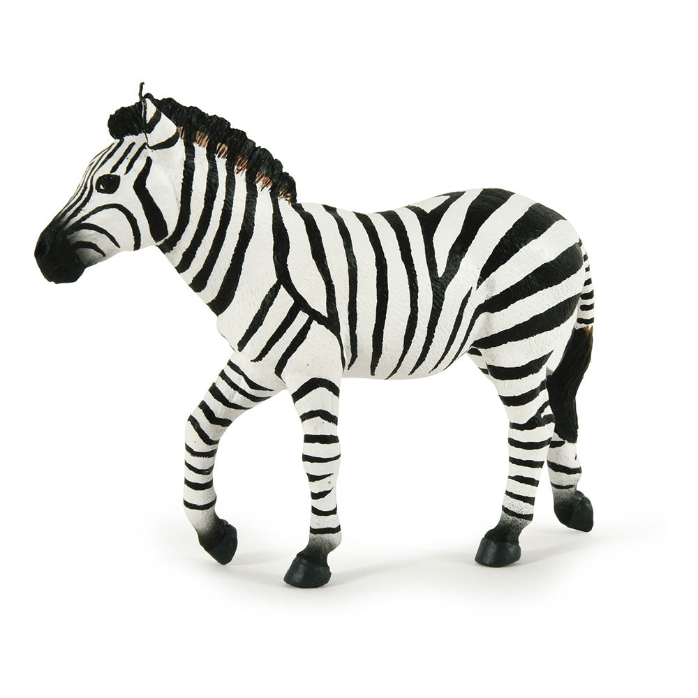 Papo Wild Animal Kingdom Male Zebra Toy Figure