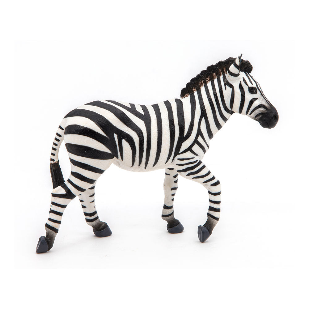 Papo Wild Animal Kingdom Male Zebra Toy Figure