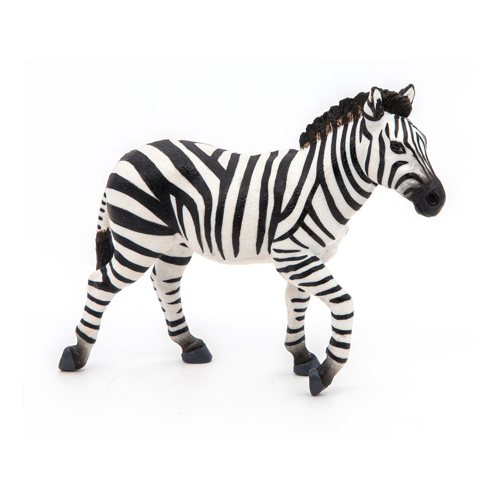 Papo Wild Animal Kingdom Male Zebra Toy Figure