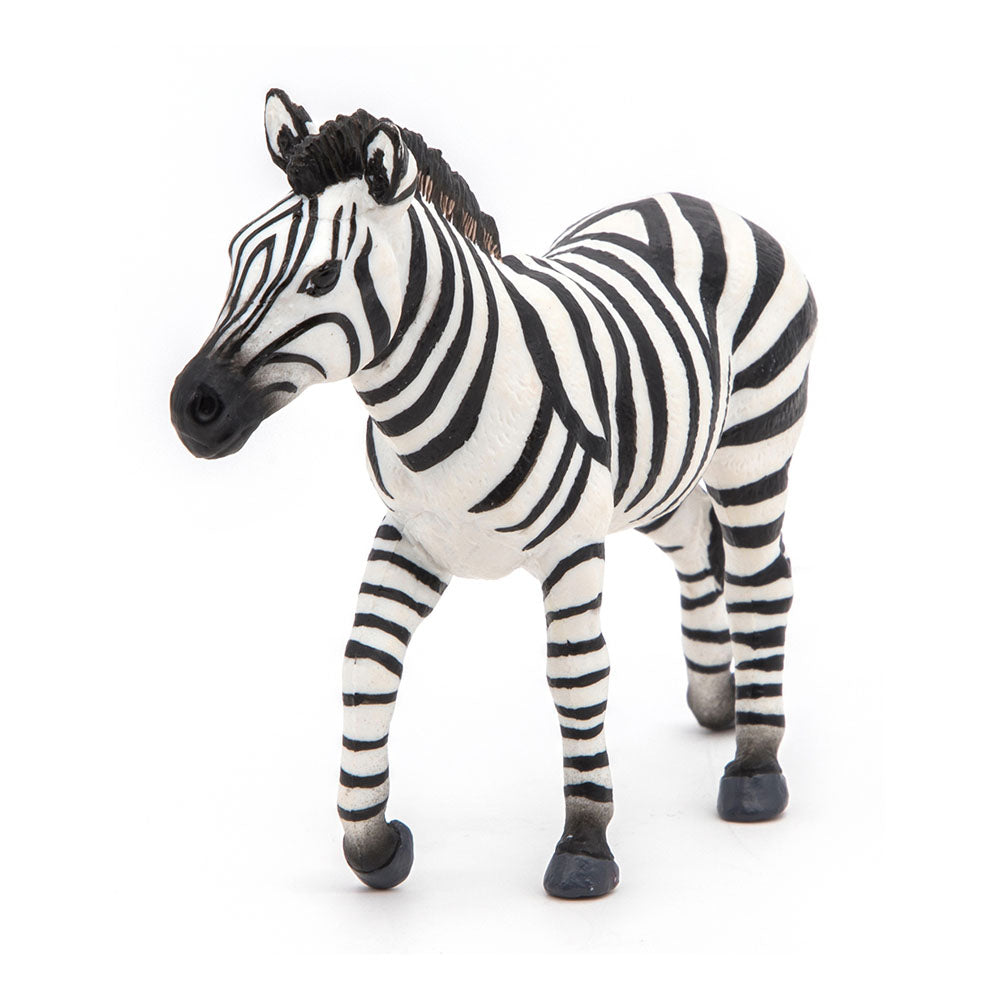 Papo Wild Animal Kingdom Male Zebra Toy Figure