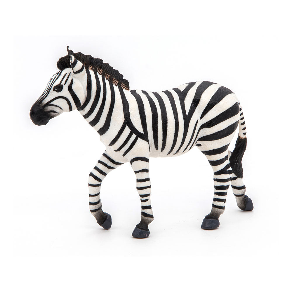 Papo Wild Animal Kingdom Male Zebra Toy Figure