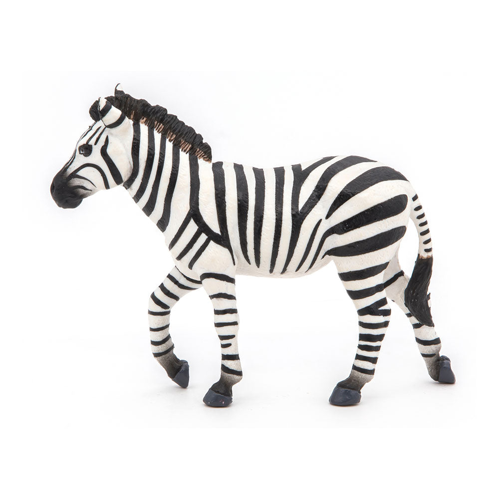 Papo Wild Animal Kingdom Male Zebra Toy Figure