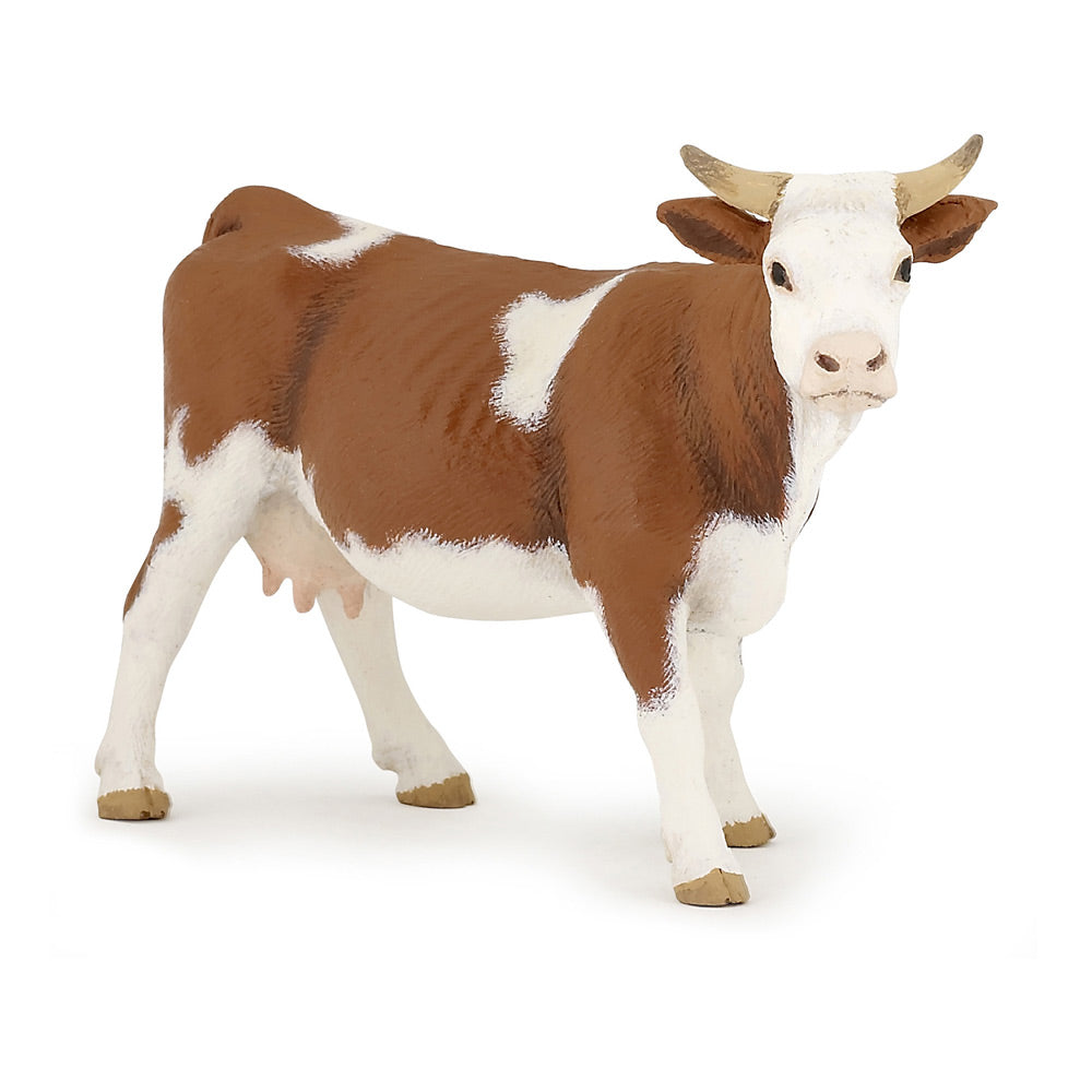 Papo Farmyard Friends Simmental Cow Toy Figure