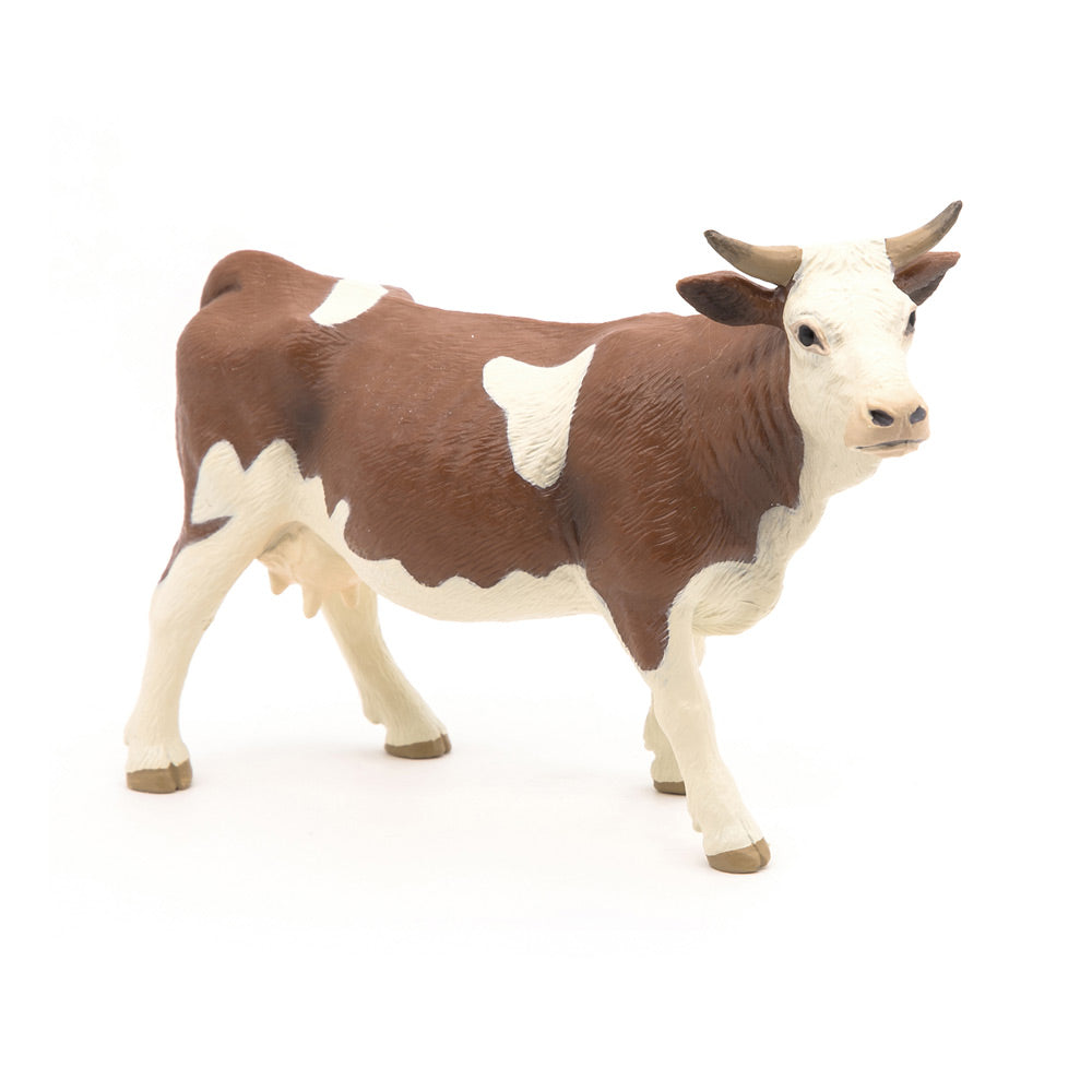Papo Farmyard Friends Simmental Cow Toy Figure