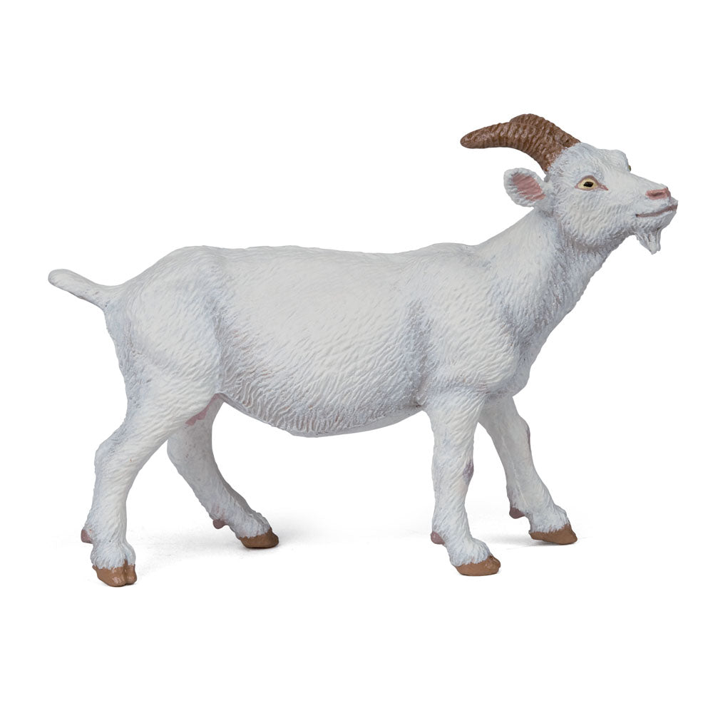 Papo Farmyard Friends White Nanny Goat Toy Figure