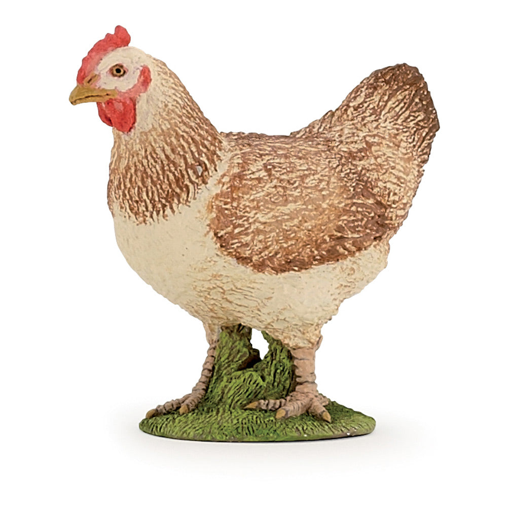Papo Farmyard Friends Red Hen Toy Figure