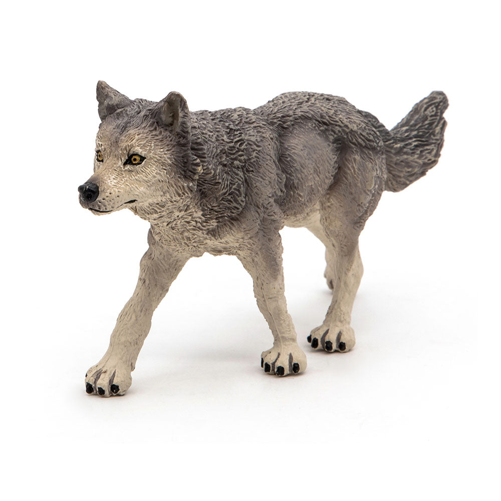 Papo Wild Animal Kingdom Grey Wolf Toy Figure