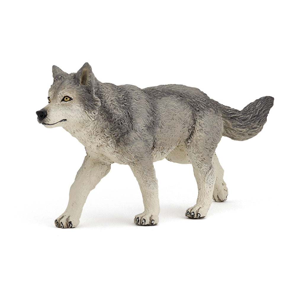 Papo Wild Animal Kingdom Grey Wolf Toy Figure