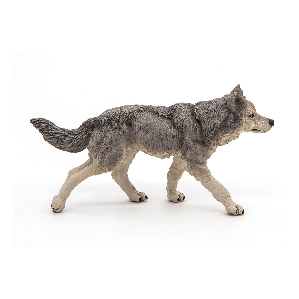 Papo Wild Animal Kingdom Grey Wolf Toy Figure