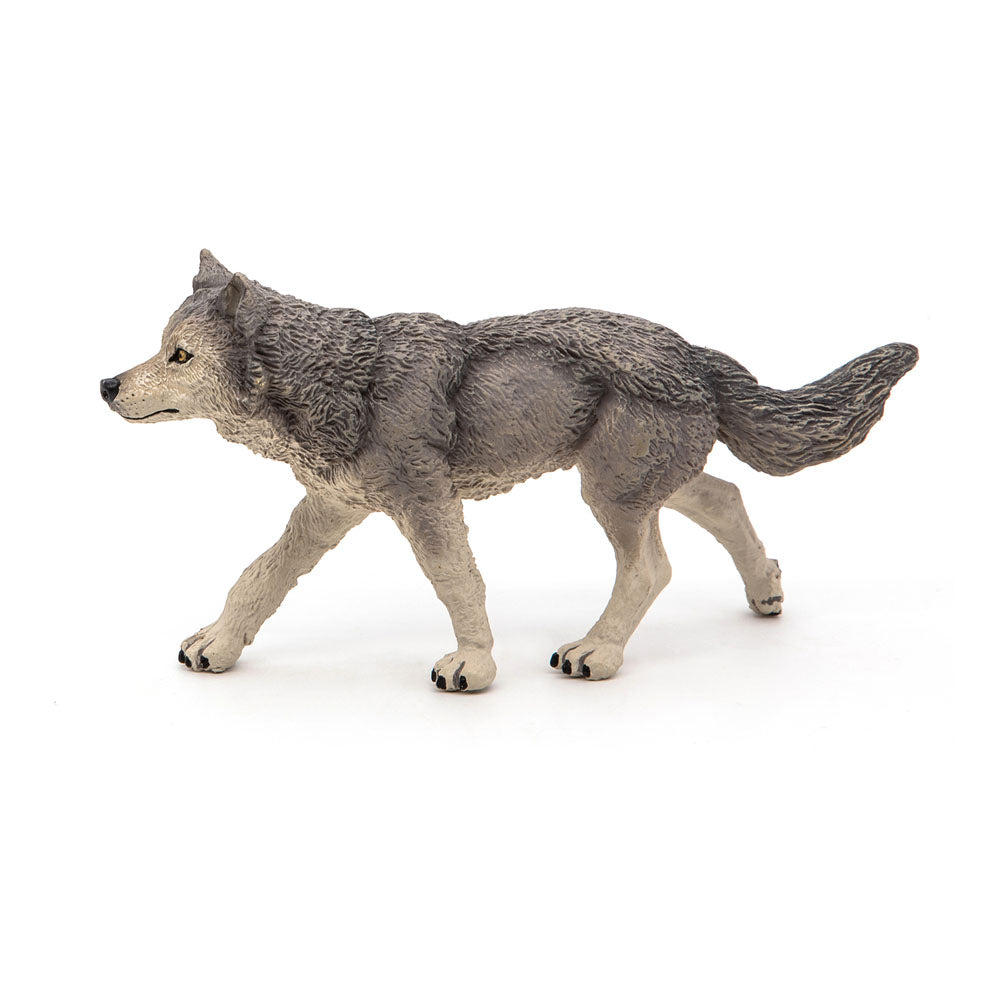 Papo Wild Animal Kingdom Grey Wolf Toy Figure