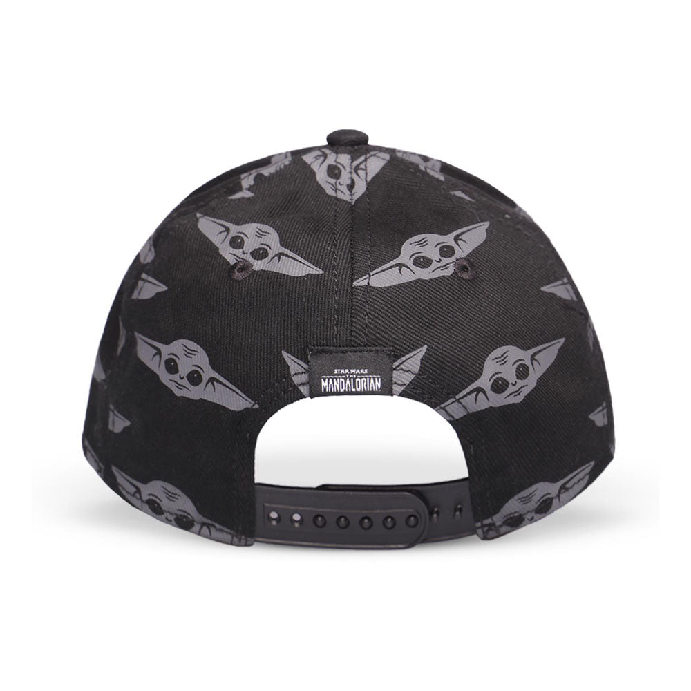 Star Wars The Mandalorian Helmet Patch with Grogu All-over Print Adjustable Baseball Cap