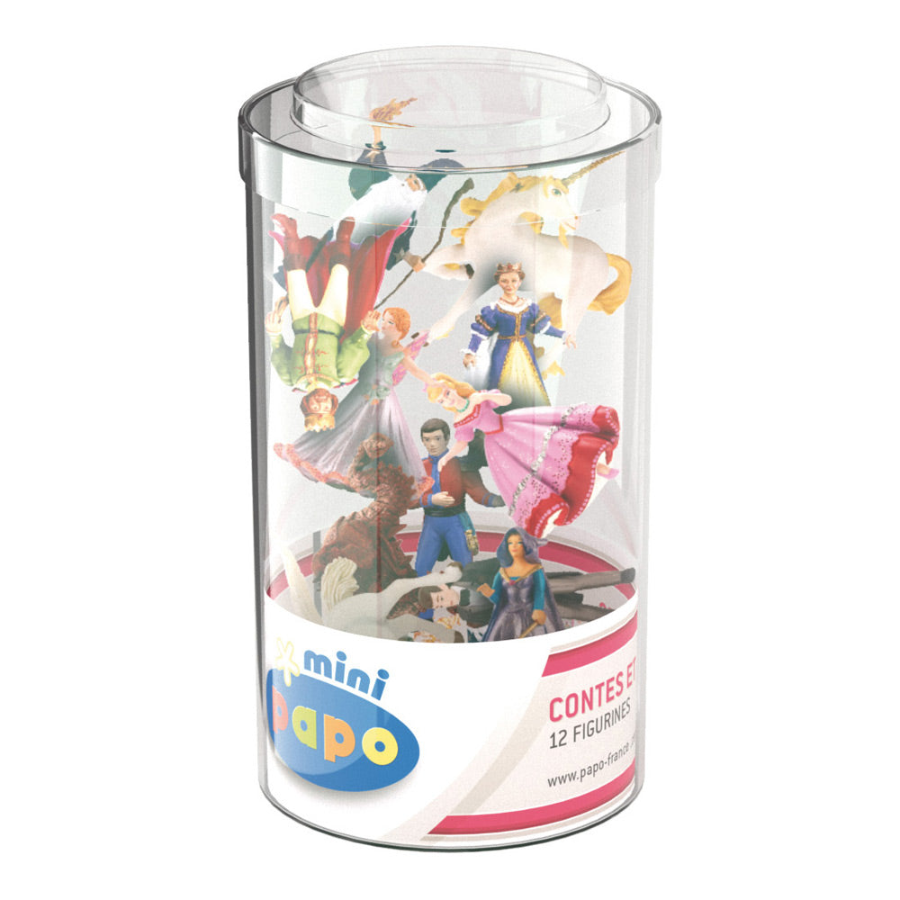 Papo Mini Papo Mini Plus Enchanted World Tube Toy Mini Figure Set