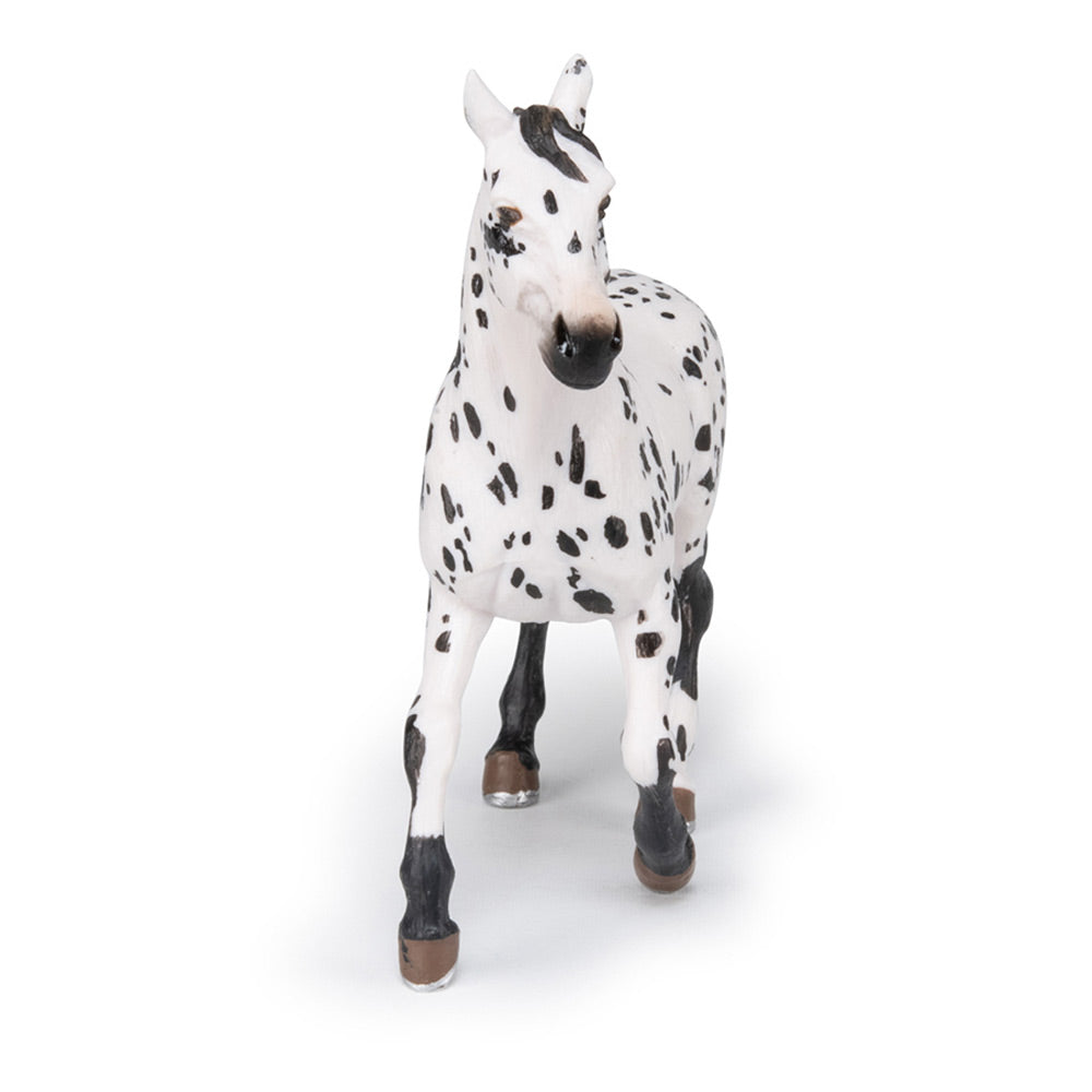 Papo Horse and Ponies Black Appaloosa Horse Toy Figure