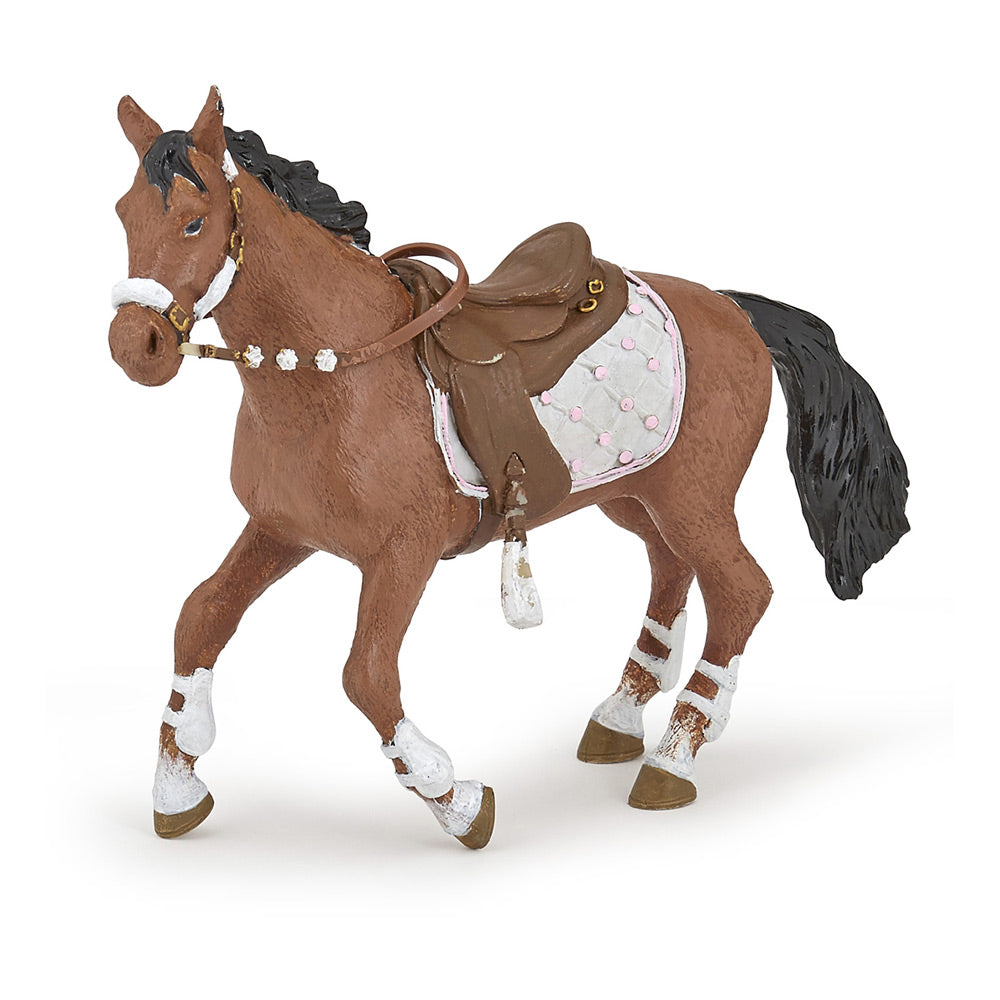 Papo Horse and Ponies Winter Riding Girl Horse Toy Figure