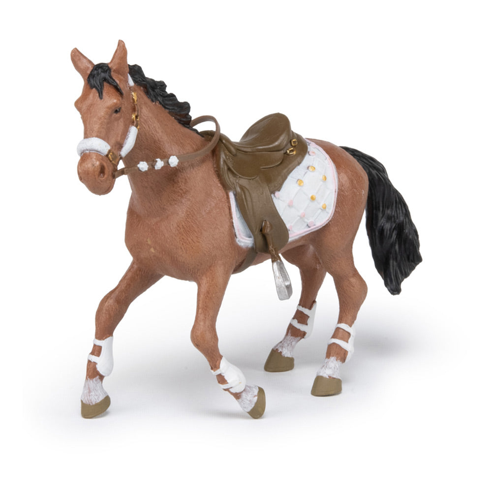 Papo Horse and Ponies Winter Riding Girl Horse Toy Figure
