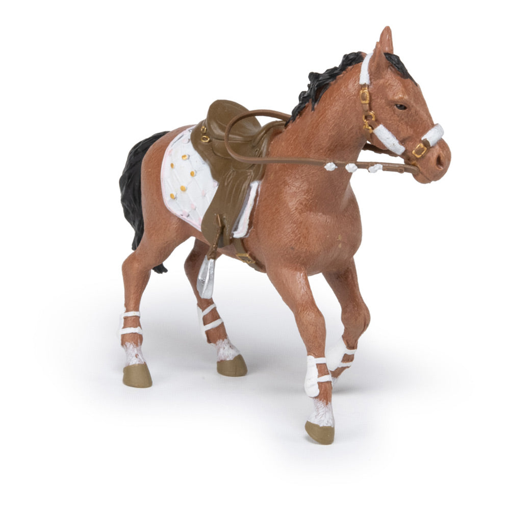 Papo Horse and Ponies Winter Riding Girl Horse Toy Figure
