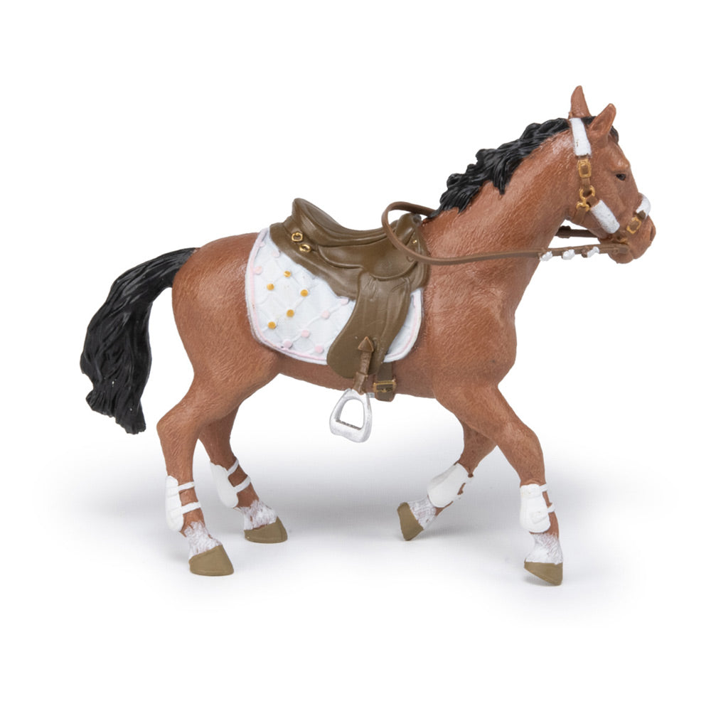 Papo Horse and Ponies Winter Riding Girl Horse Toy Figure