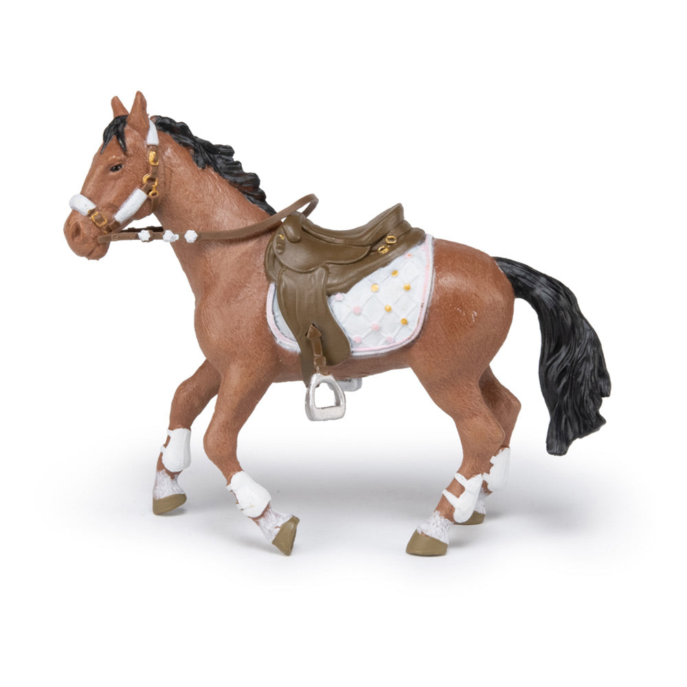 Papo Horse and Ponies Winter Riding Girl Horse Toy Figure