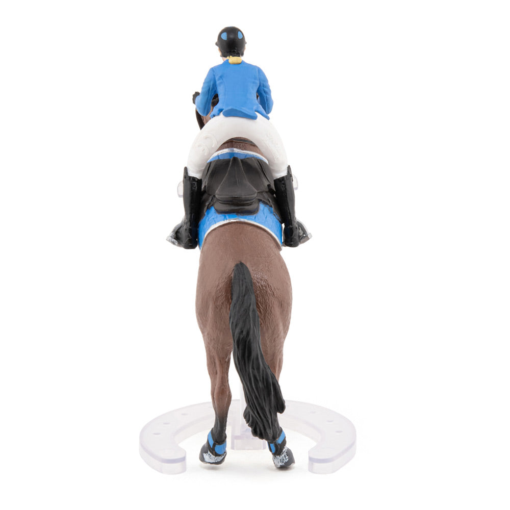 Papo Horse and Ponies Jumping Horse with Riding Girl Toy Figure